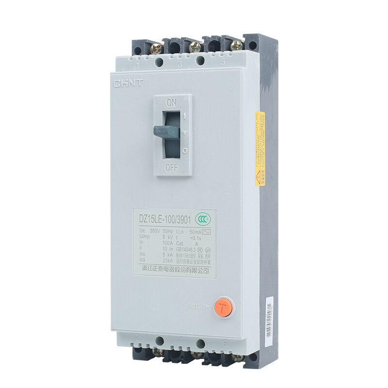 正泰DZ15LE-100/4901塑殼漏電斷路器詳解 可靠的三相四線電路保護(hù)衛(wèi)士